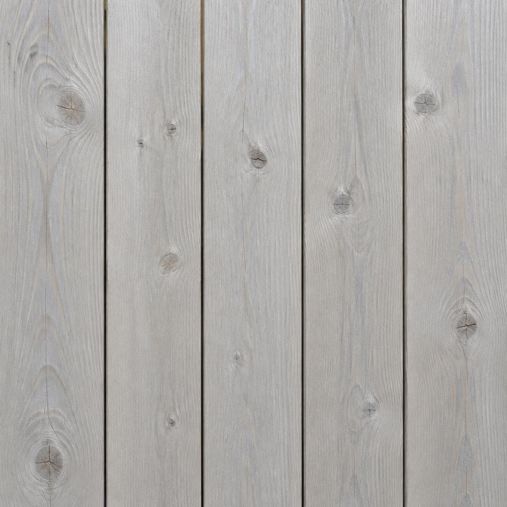 Cedar fence boards stained in Dove Gray