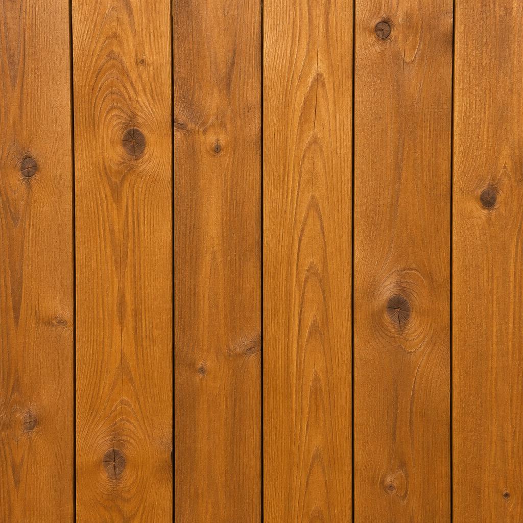 Cedar fence boards stained in Pecan